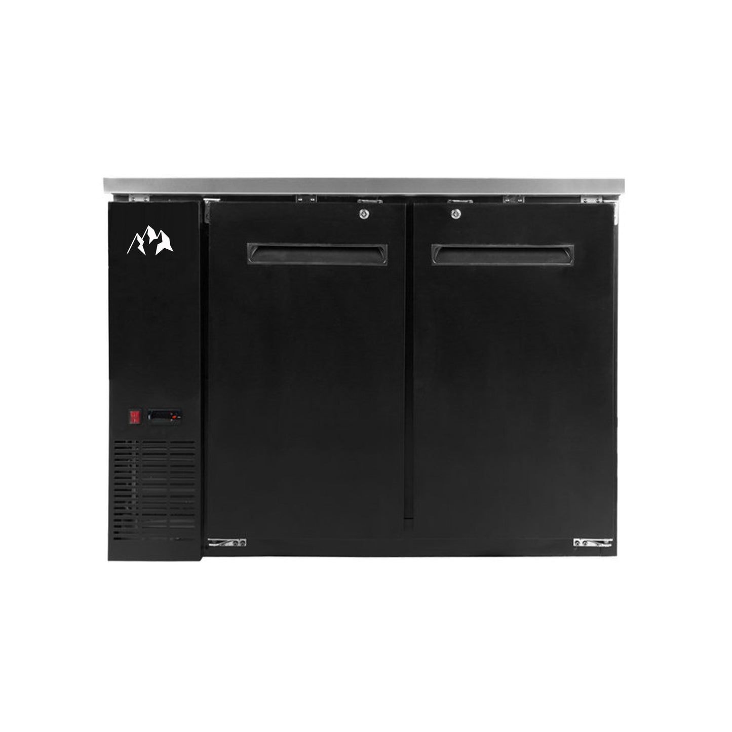 Chef AAA UBB-48-HC, Commercial 48" Solid Door Back Bar Refrigerator 11.8 cu.ft. - UBB-48-HC