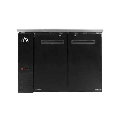 Chef AAA UBB-48-HC, Commercial 48" Solid Door Back Bar Refrigerator 11.8 cu.ft. - UBB-48-HC