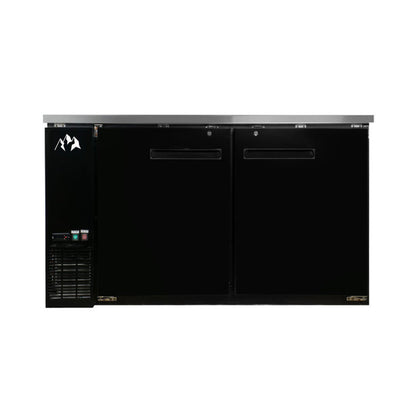 Chef AAA - UBB-60-HC, Commercial 60" Solid Door Back Bar Solid Refrigerator 15.8 cu.ft. - UBB-60-HC