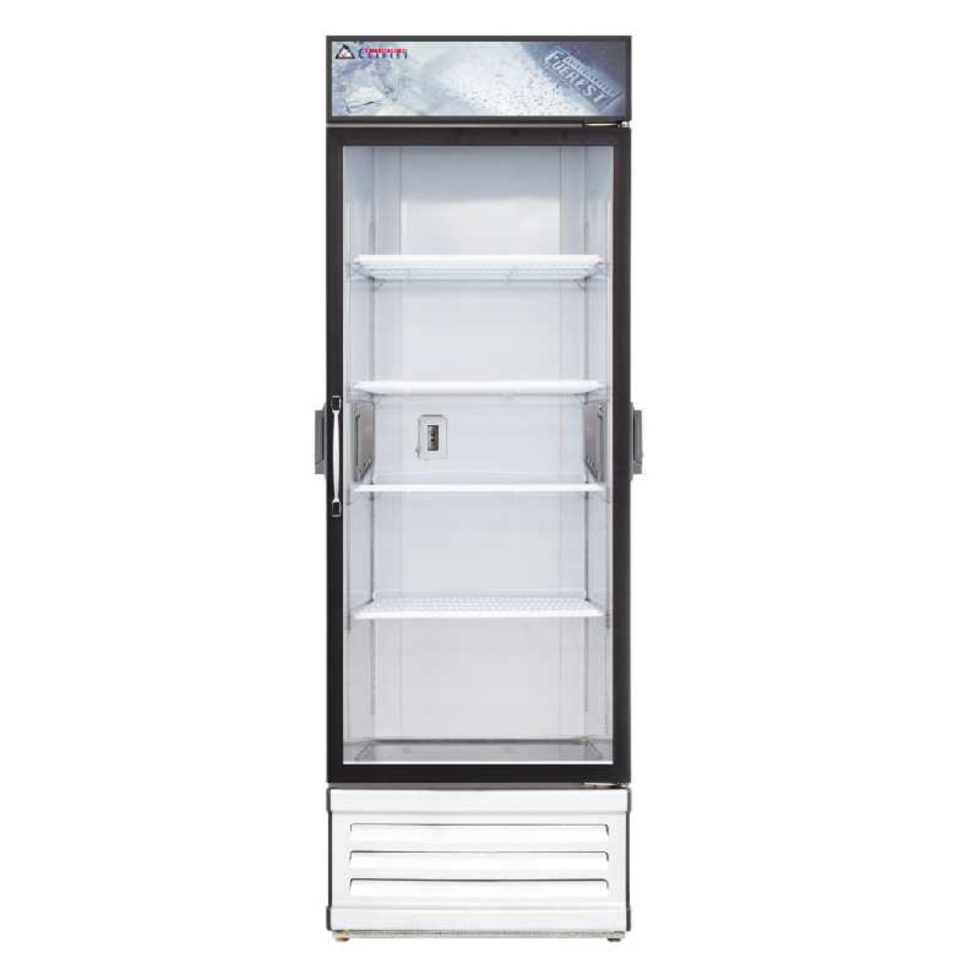 Everest Commercial 28" 1 Swing Glass Door Chromatography Merchandiser Refrigerator 25 cu.ft. - EMGR24C