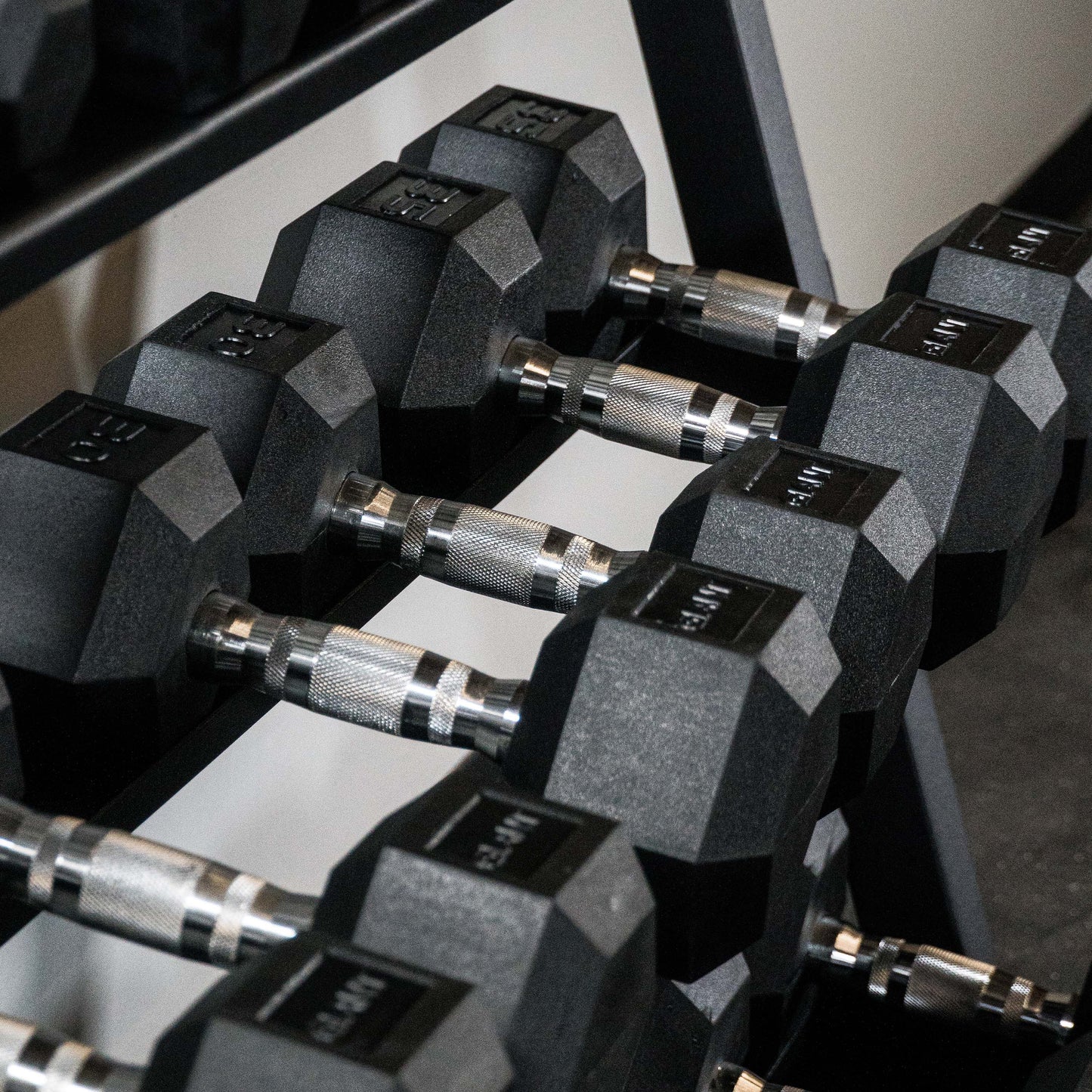 GIANT Rubber Hex Dumbbell Sets - Ergonomic - DB550