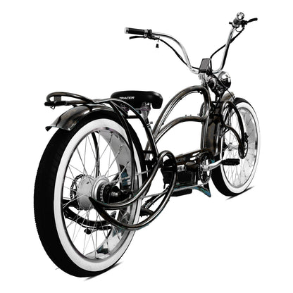 Tracer 800W Beyond Pro Stretch Classic Chopper Electric Bike - MB-EB-BEYOND Pro-BK - MB-EB-BEYOND Pro-BK