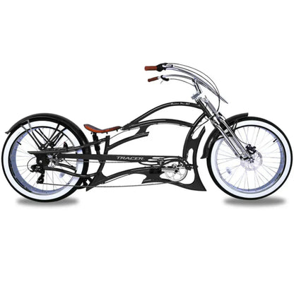 Tracer 26" Raider Pro DS7 Stretch Chopper Cruiser Bike - MB-RD-PDS7-BLU