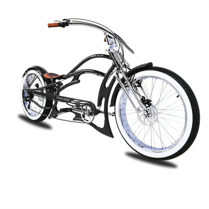 Tracer 26" Raider Pro DS7 Stretch Chopper Cruiser Bike - MB-RD-PDS7-BLU