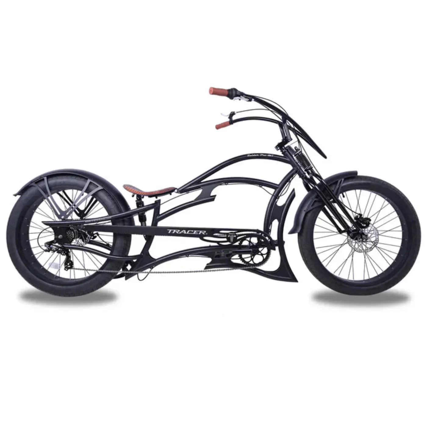 Tracer 26" Raider Pro DS7 Stretch Chopper Cruiser Bike - MB-RD-PDS7-BLU