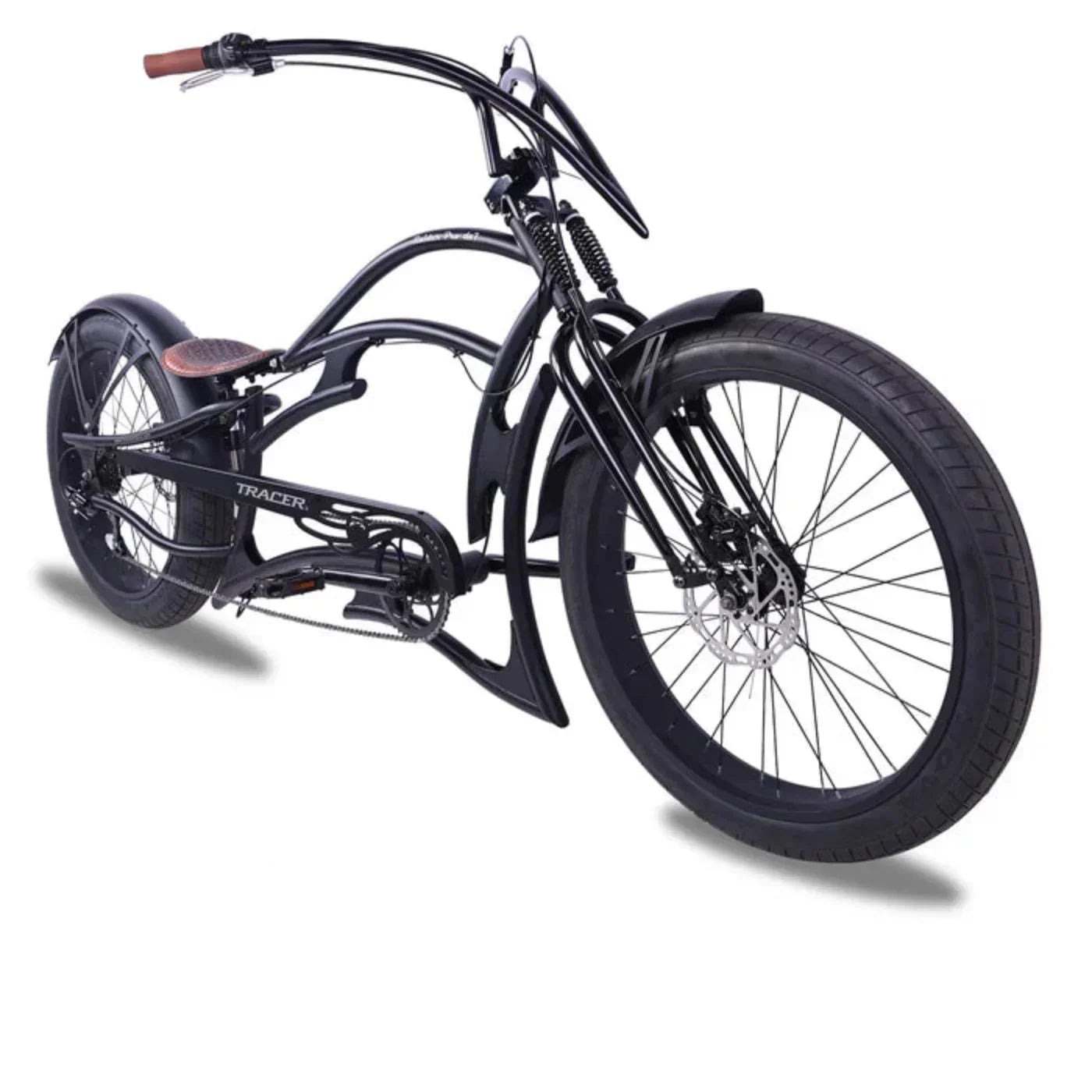 Tracer 26" Raider Pro DS7 Stretch Chopper Cruiser Bike - MB-RD-PDS7-BLU