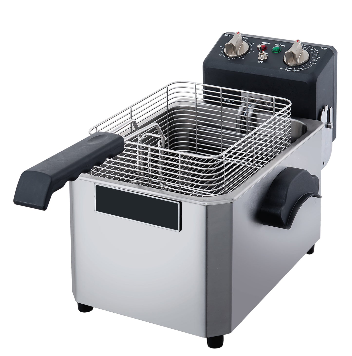 Chef AAA 15lb One Basket Electric Countertop Deep Fryer - TCF15E