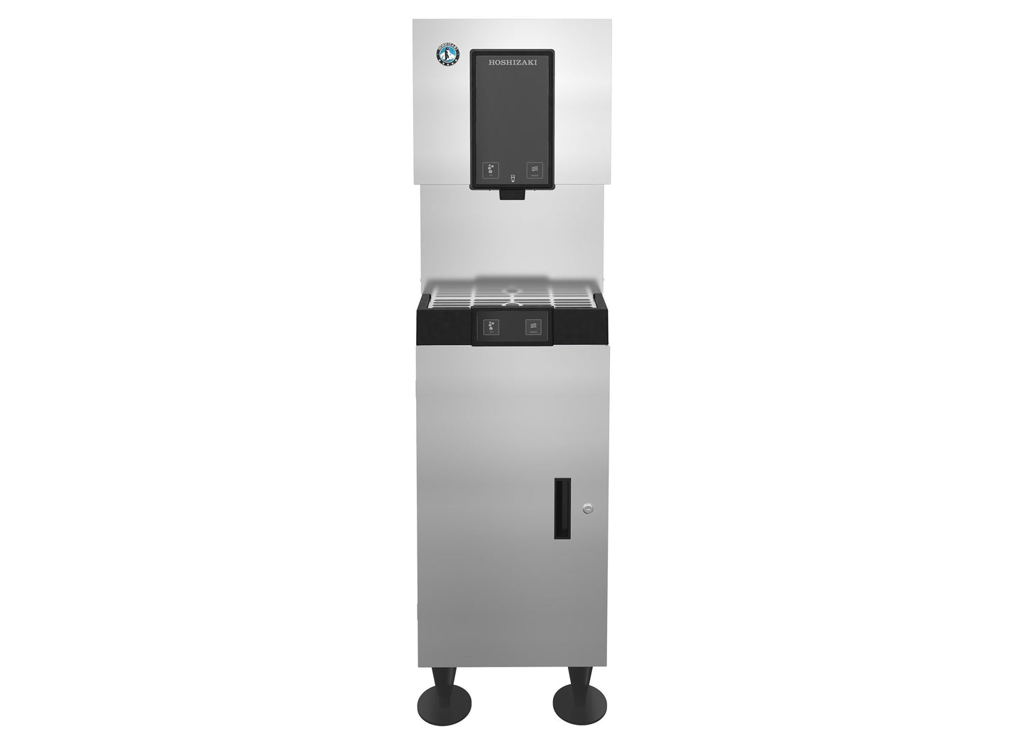 Hoshizaki  | 17" Wide Air-Cooled Mini Cubelet Ice & Water Dispenser w/ Built-In Storage Bin - DCM-271BAH