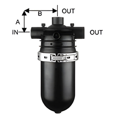Netafim- NETAFIM 2 in. MPT X MPT 120 MESH 132GPM MAX - DF200-120
