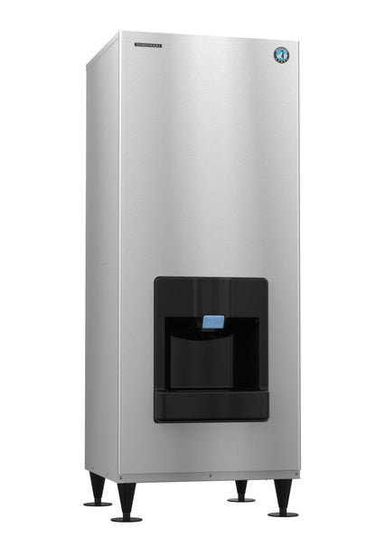 Hoshizaki  | 30" Wide Water-Cooled Crescent Cuber Ice Maker w/ Built-In Storage Bin - DKM-500BWJ