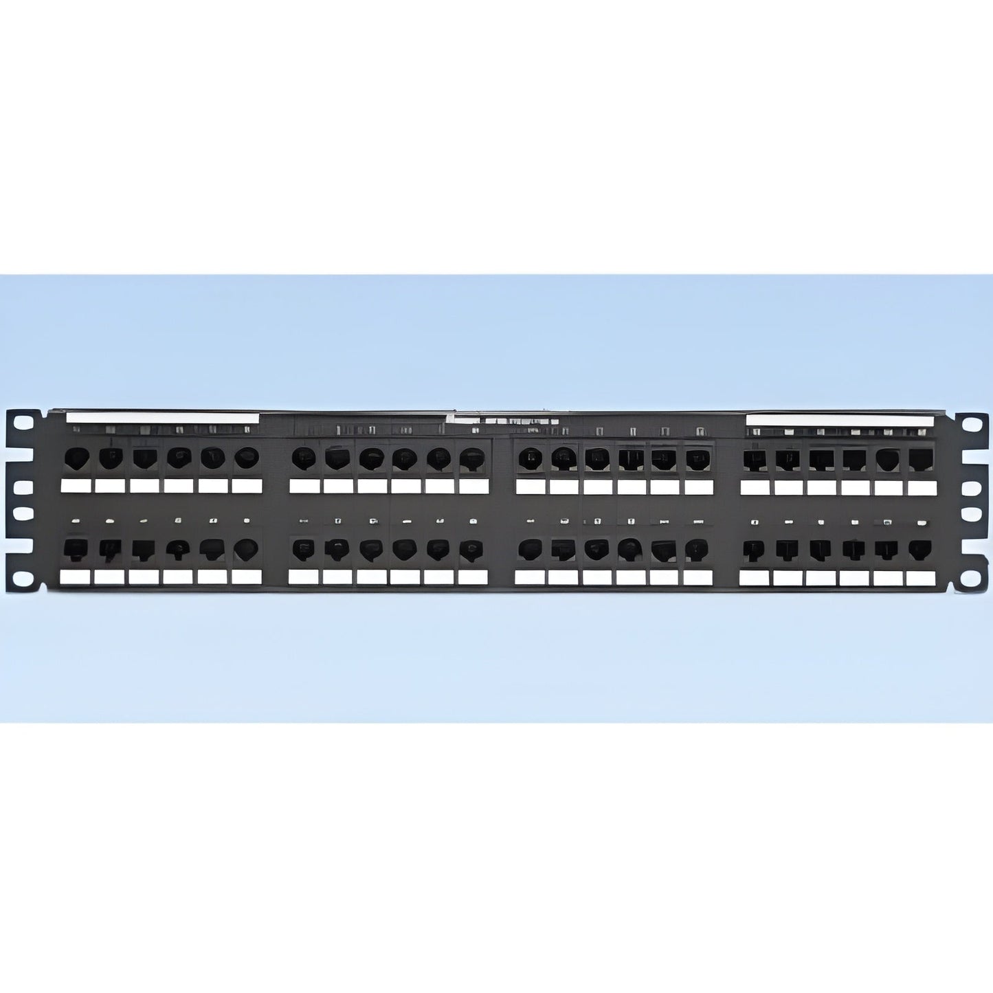 Panduit Punchdown Patch Panel, Cat 5e, Flat, 48 - DP485E88TGY