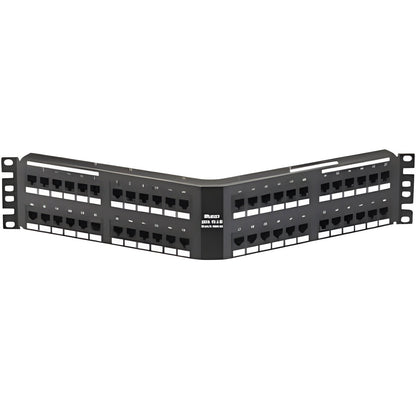 Panduit Punchdown Patch Panel, Cat 6, Angled, 48 - DPA48688TGY