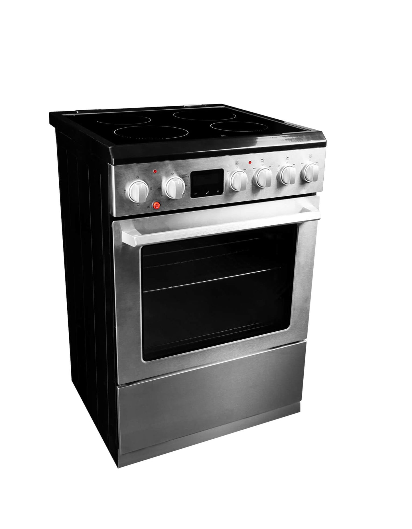 Danby - 24" Slide-In Smooth Top Range, ADA Compliant, Airfry, Manual Clean Ranges - DRCA240BSS