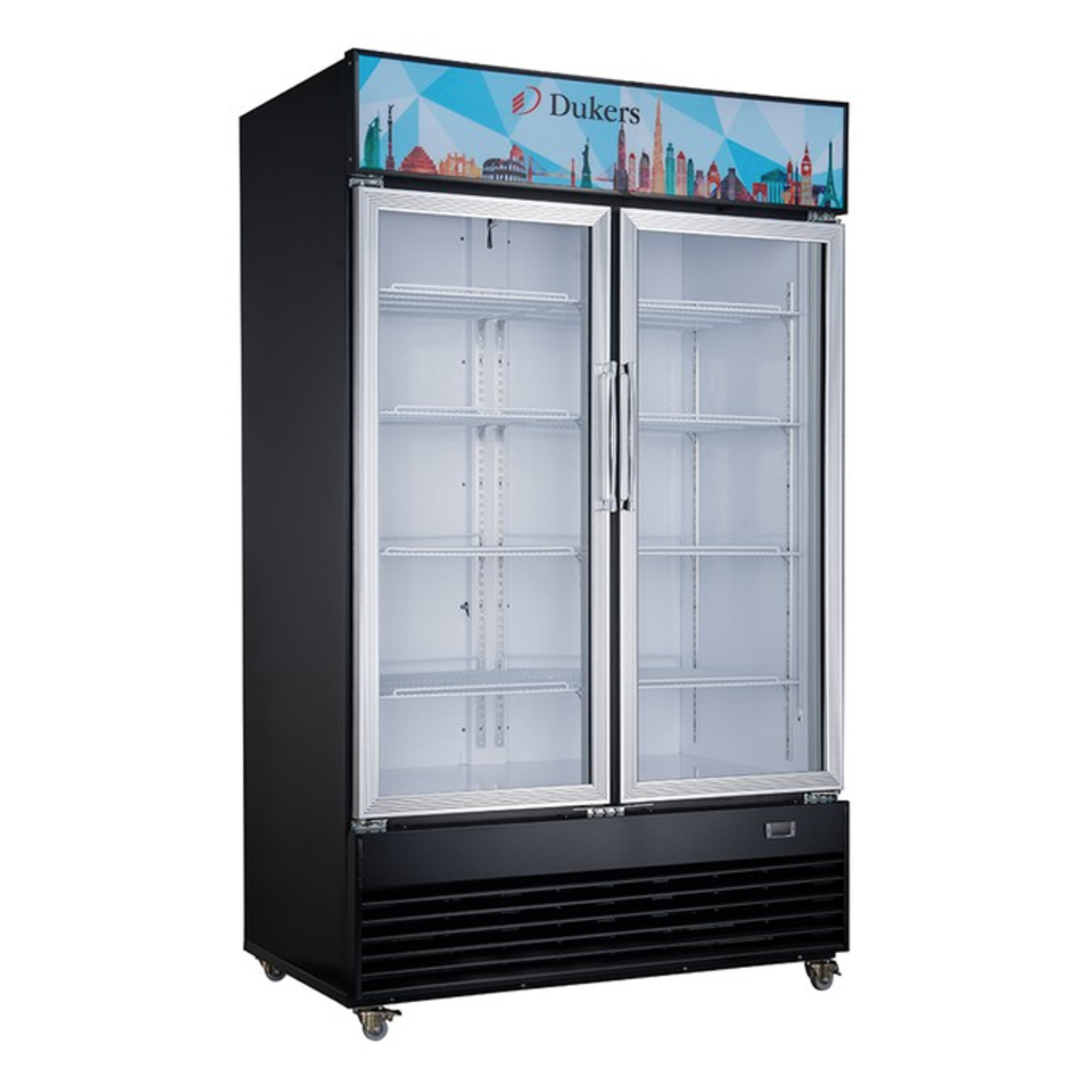 Chef AAA Commercial 40" 2 Glass Door Merchandiser Refrigerator 33.5 cu.ft. TSM-33R