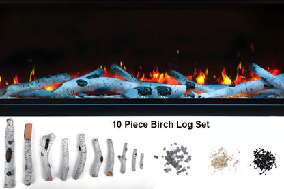 Remii 45" Extra Deep Built-In Indoor and Outdoor Linear Electric Fireplace - 102745-DE