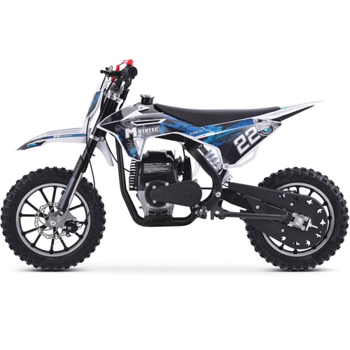 MotoTec Demon 40cc 4-Stroke Kids Gas Dirt Bike Blue, White or Green - NEW PRODUCT