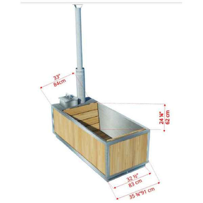 Dundalk LeisureCraft The Starlight Wood Burning Hot Tub - 784083521170