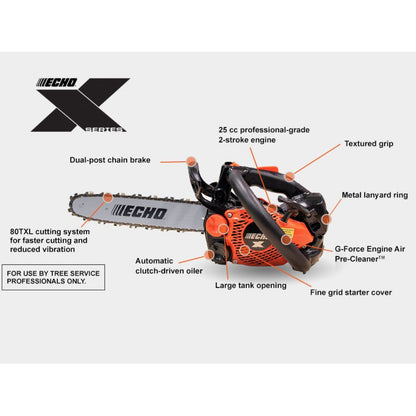 Echo CS-2511TN Top Handle Chain Saw - 25.0 CC, 1.49 HP - CS-2511TN