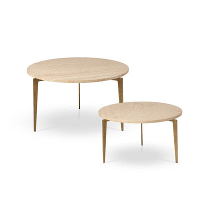 Park Hill Collection Coastal Cottage Nero Round Nesting Cocktail Tables  - EFT20113