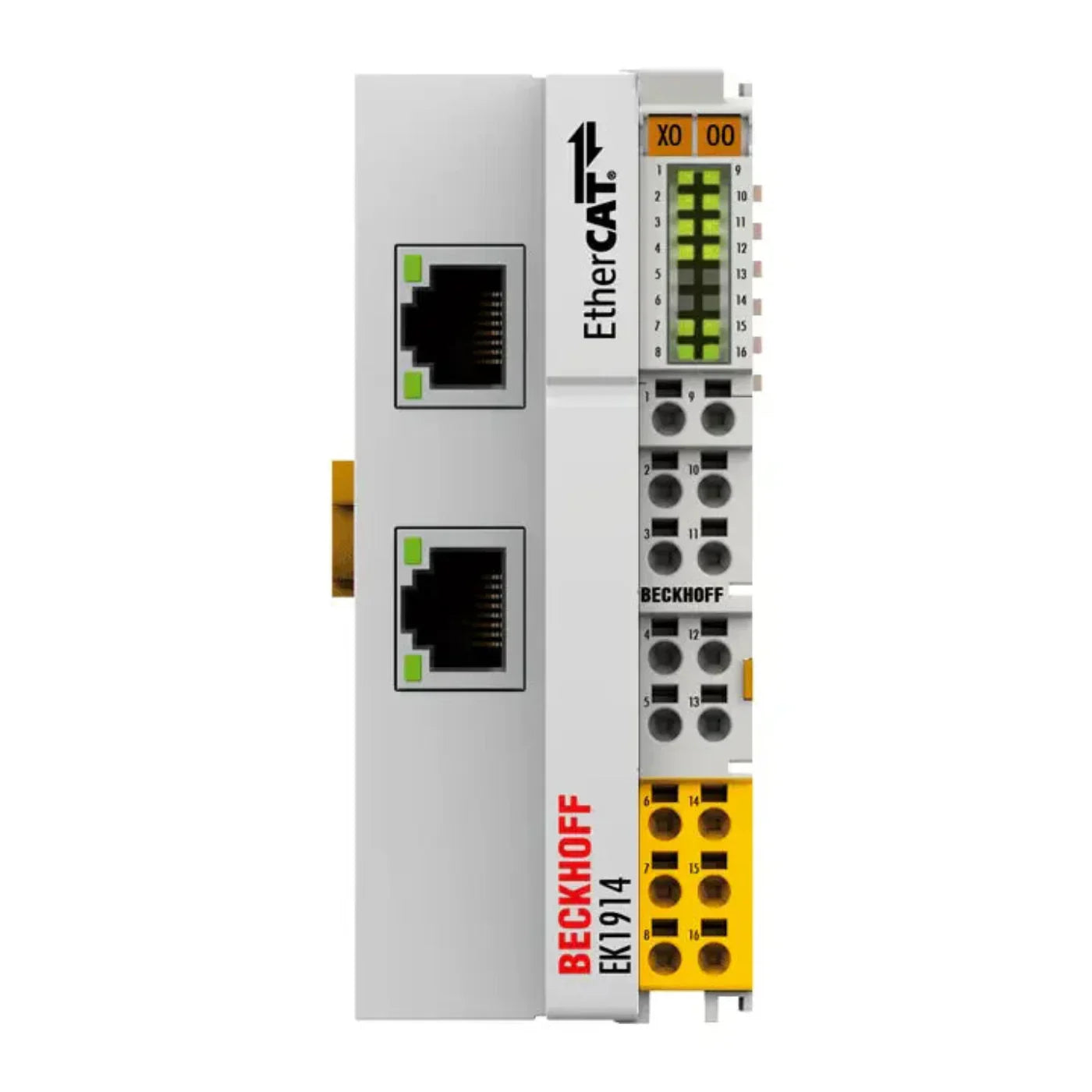 BECKHOFF EtherCAT Coupler With Integrated Digital Standard And Safety I/Os - EK1914