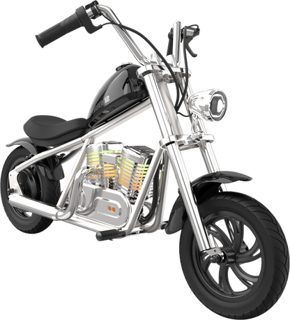 Hyper Gogo Cruiser 12+ Electric Kids Motorcycle, App Control, Bluetooth, 160W, 10 MPH - EL-MB03C-ORANGE