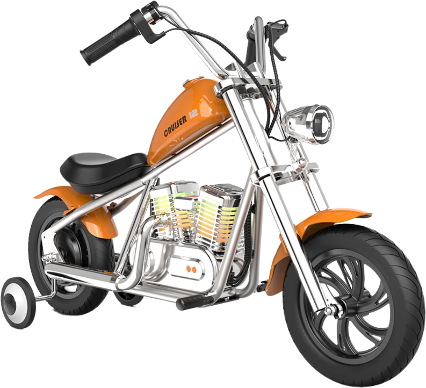 Hyper Gogo Cruiser 12+ Electric Kids Motorcycle, App Control, Bluetooth, 160W, 10 MPH - EL-MB03C-ORANGE