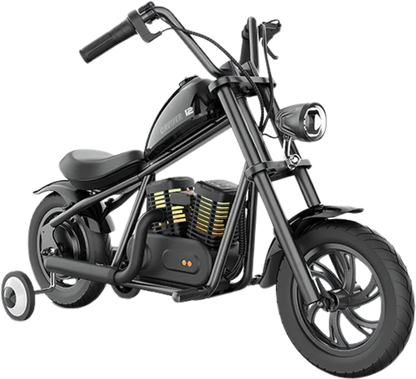 Hyper Gogo Cruiser 12 Plus Electric Kids Motorcycle Bluetooth Speaker 21.9V 160W 10 MPH 7.5 Miles - EL-MB03P-BLUE