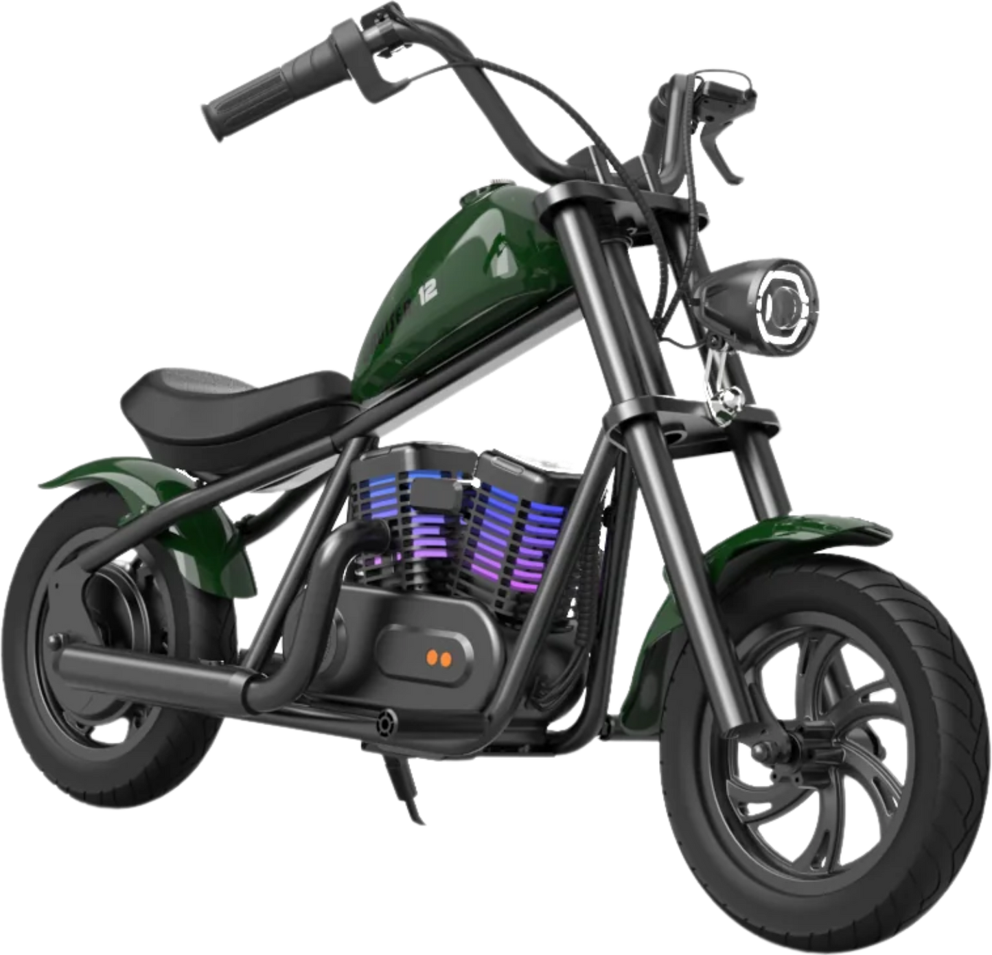 Hyper Gogo Cruiser 12 Plus Electric Kids Motorcycle Bluetooth Speaker 21.9V 160W 10 MPH 7.5 Miles - EL-MB03P-BLUE