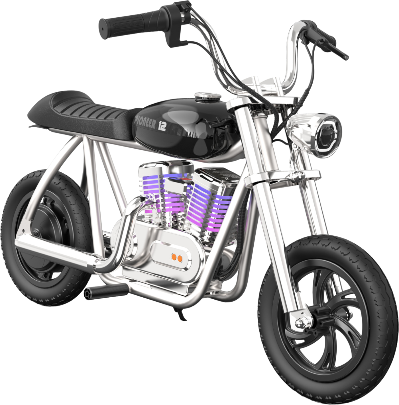 Hyper Gogo Pioneer 12 Plus Kids Electric Motorcycle, 21.9V 160W, 10 MPH - EL-MB05C-BLUE