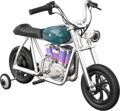 Hyper Gogo Pioneer 12 Plus Kids Electric Motorcycle, 21.9V 160W, 10 MPH - EL-MB05C-BLUE