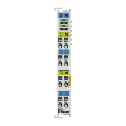 Beckhoff EtherCAT Terminal, 4-Channel Analog Output, Current, 4…20 mA, 12 Bit - EL4024