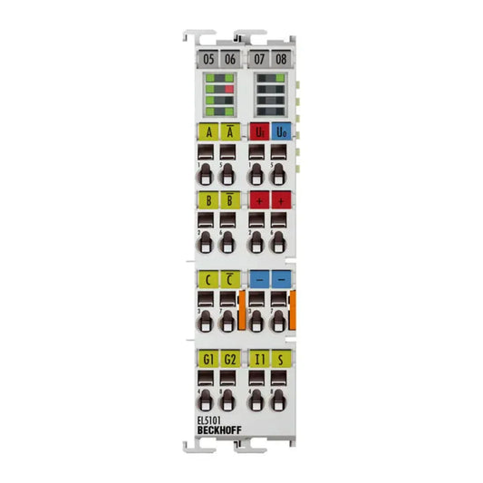 Beckhoff EtherCAT Terminal, 1-Channel Encoder Interface, Incremental, 5 V DC (DIFF RS422, TTL), 1 MHz - EL5101