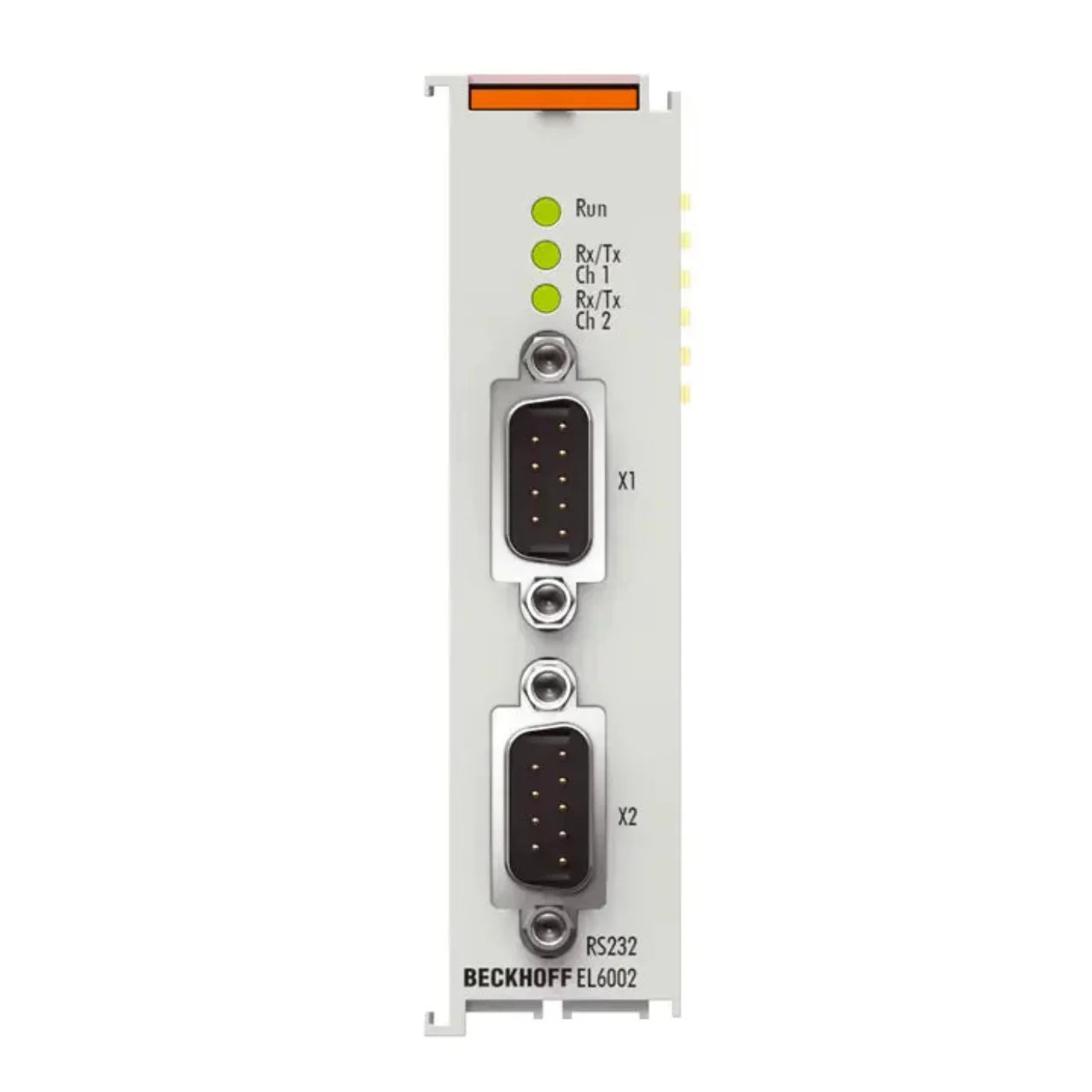 BECKHOFF EtherCAT Terminal, 2-channel Communication Interface, Serial, RS232, D-sub - EL6002