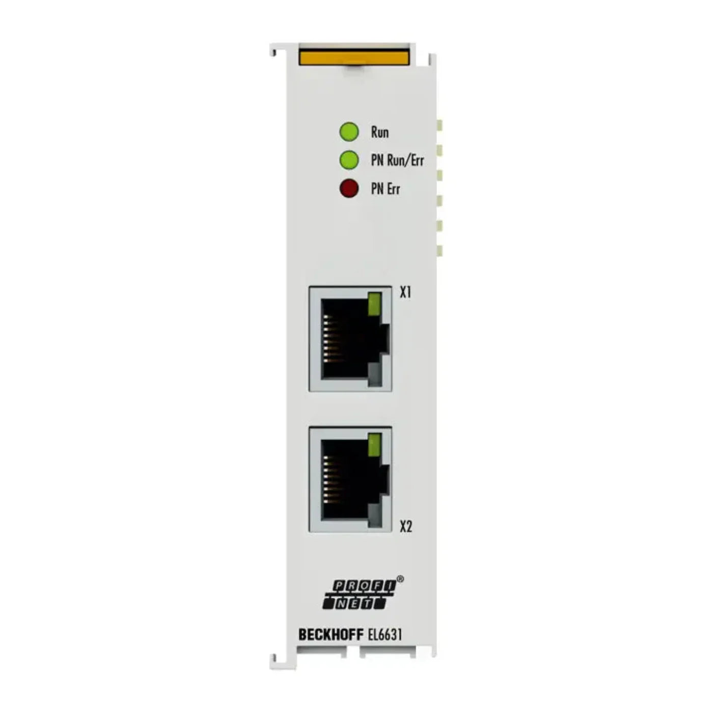 BECKHOFF EtherCAT Terminal, 2-port Communication Interface, PROFINET RT, Controller - EL6631