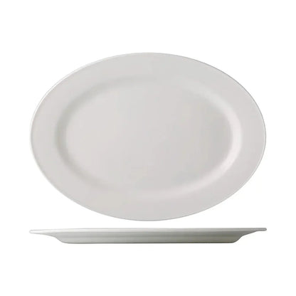 CAC China  Oval Platter 10 1/2" Case of 24 Pcs - EVT-12