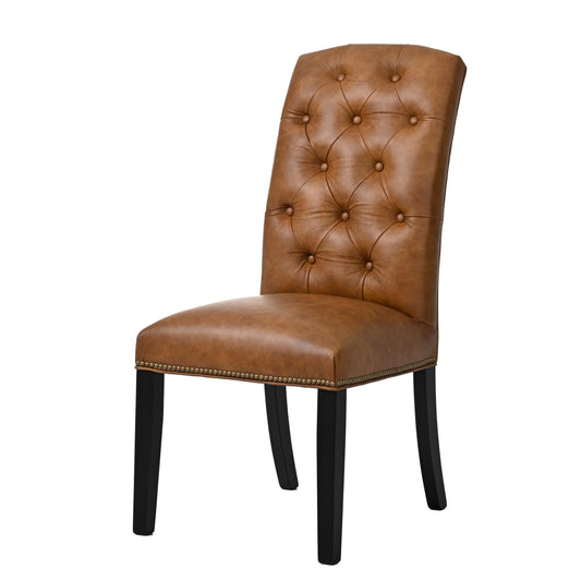QW Amish Dalton Tufted Upholstered Side Chair - 258M-DAL-404-TUFTED(D)-SIDE-1/2SIDE BY SIDE,06 OLD GOLD,SO-FAB