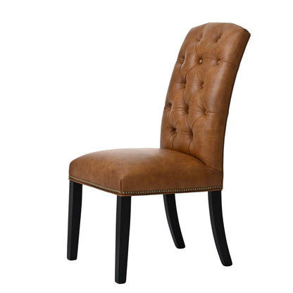 QW Amish Dalton Tufted Upholstered Side Chair - 258M-DAL-404-TUFTED(D)-SIDE-1/2SIDE BY SIDE,06 OLD GOLD,SO-FAB