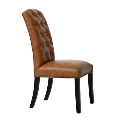 QW Amish Dalton Tufted Upholstered Side Chair - 258M-DAL-404-TUFTED(D)-SIDE-1/2SIDE BY SIDE,06 OLD GOLD,SO-FAB