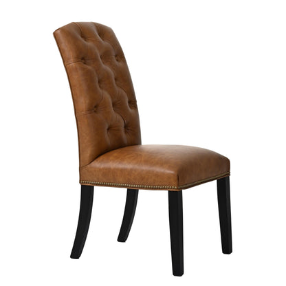 QW Amish Dalton Tufted Upholstered Side Chair - 258M-DAL-404-TUFTED(D)-SIDE-1/2SIDE BY SIDE,06 OLD GOLD,SO-FAB