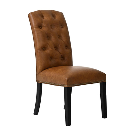 QW Amish Dalton Tufted Upholstered Side Chair - 258M-DAL-404-TUFTED(D)-SIDE-1/2SIDE BY SIDE,06 OLD GOLD,SO-FAB