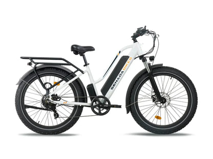 Senada Bikes 1000W 48V Herald Pro All-Terrain Comfort Fat Tire Step-Thru Electric Bike - EB-SN-HERALD-W