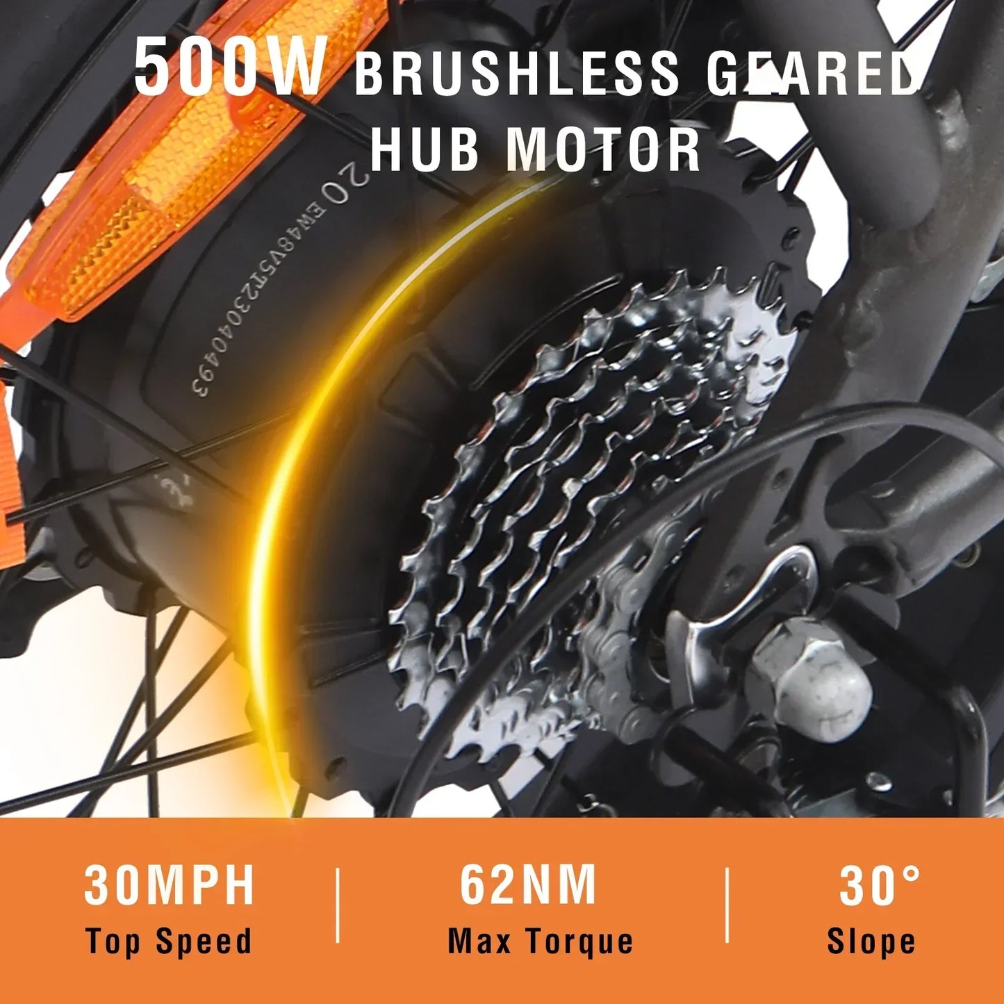 Senada Bikes 500W 48V Osprey All-Terrain Comfort Long Range Step-Thru Fat Tire Electric Bike - EB-SN-OSPREY-LB