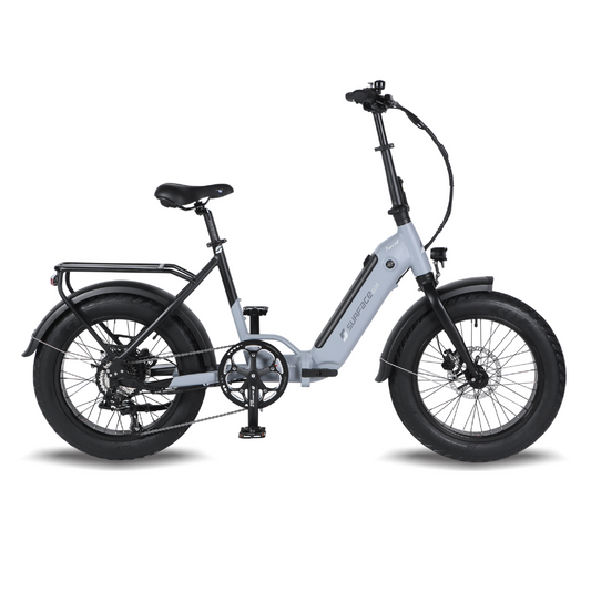 Surface 604 500W Twist Folding Step-Thru Electric Bike - EB-2021TWIST-BLU-ML-48V14AH