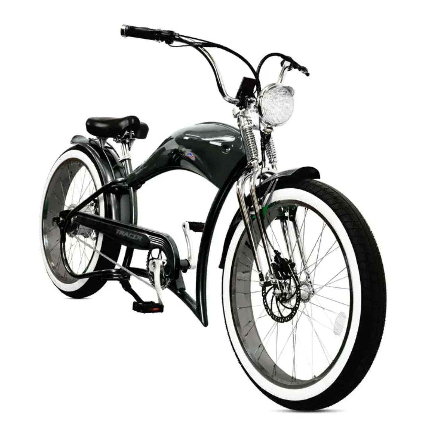 Tracer 500W 26" Twenty5 DS Cruiser Electric Bike - MB-EB-TWENTY5-DS-BK