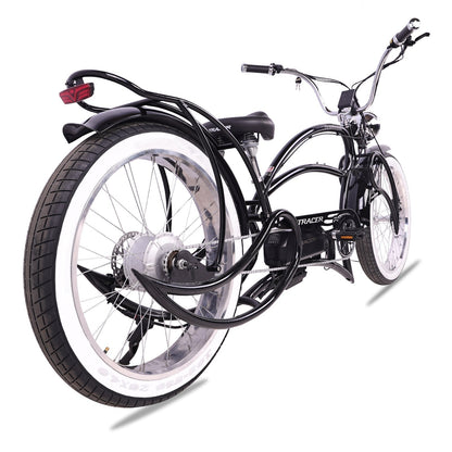 Tracer 1000W 26" Beyond Pro Classic Stretch Electric Bike - MB-EB-BP1000-BLK