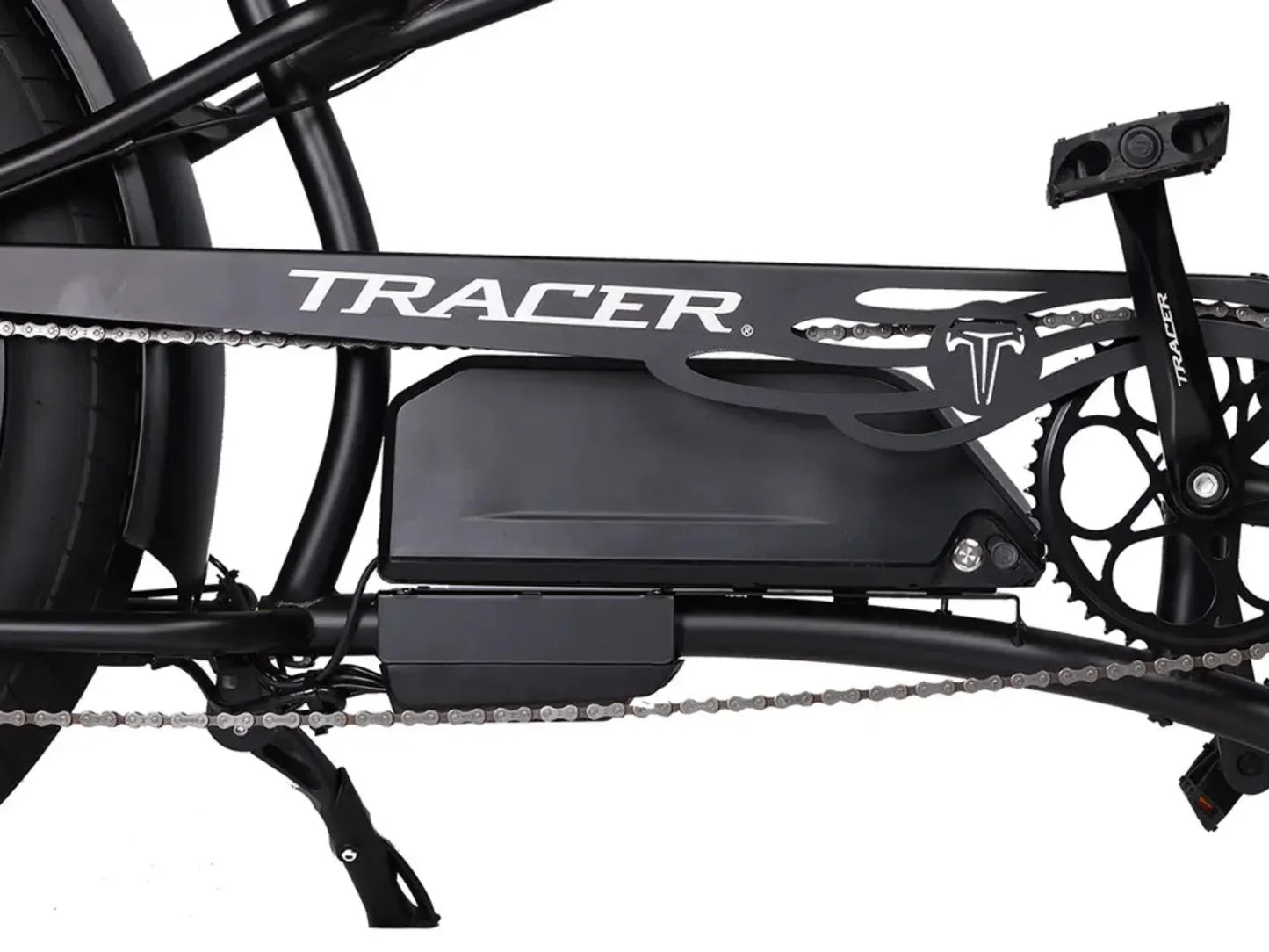 Tracer 750W 48V Chico GT7 Chopper Stretch Cruiser Fat Tire Electric Bike - EB-TC-CHICO-MBK