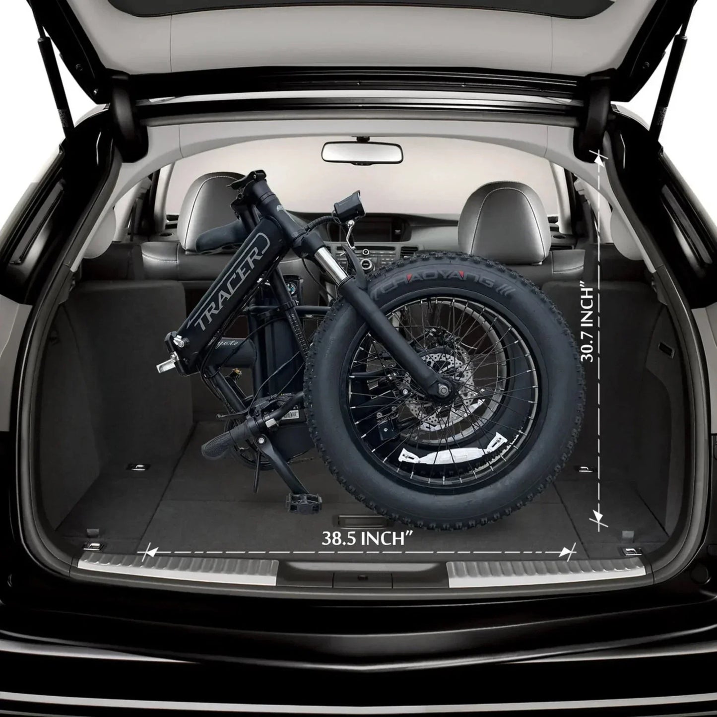 Tracer 500W 20" Coyote Foldable Electric Bike - MB-EB-COYOTE-MBK/BK