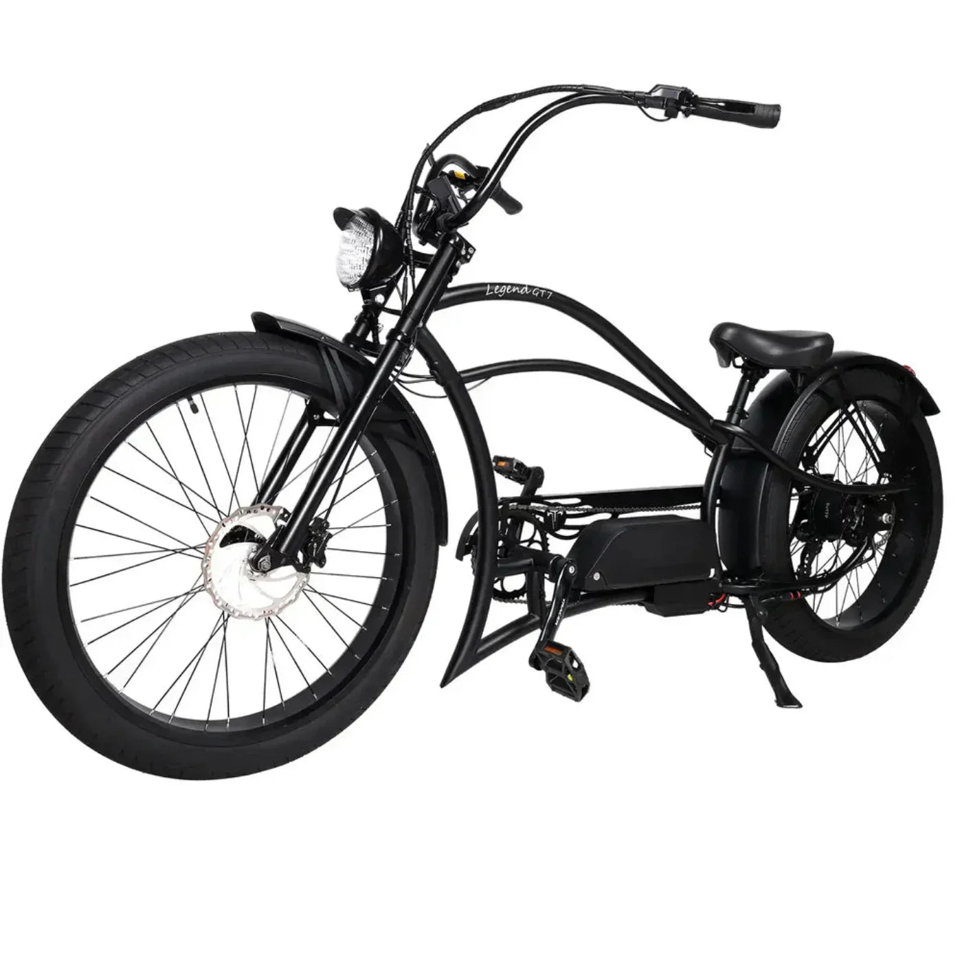 Tracer 1000W 48V Legend GT7 Chopper Stretch Cruiser Fat Tire Electric Bike