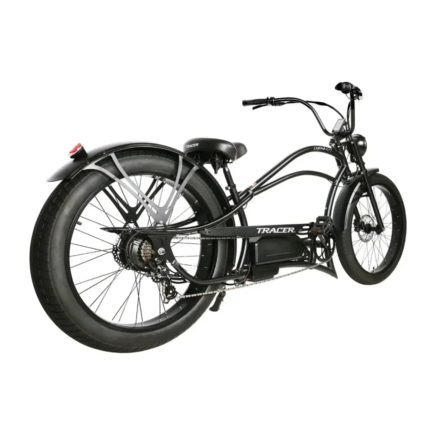 Tracer 1000W 48V Legend GT7 Chopper Stretch Cruiser Fat Tire Electric Bike