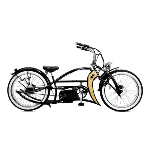 Tracer 800W Signature Pro Chopper Cruiser Electric Bike - MB-EB-Signature Pro-BK